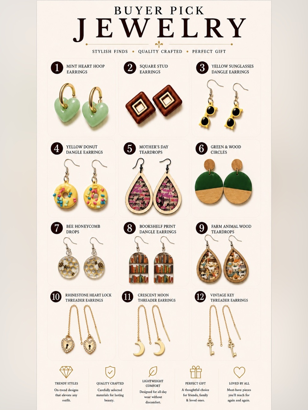 BUY NOW: Pick your Earrings 💋💄- Women Jewelry